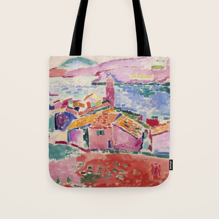 Henri matisse Landscape at Collioure Tote Bag Gallery Image 1