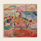 Henri matisse Landscape at Collioure Wood Wall Art Gallery Image 1