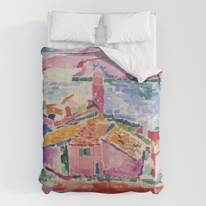 Henri matisse Landscape at Collioure Comforter Gallery Image 6
