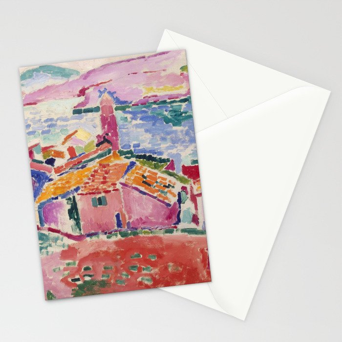 Henri matisse Landscape at Collioure Stationery Card Gallery Image 2