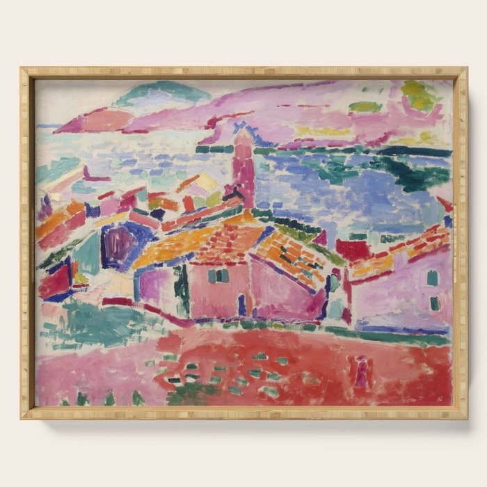 Henri matisse Landscape at Collioure Serving Tray Gallery Image 1