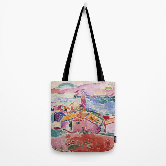 Henri matisse Landscape at Collioure Tote Bag Gallery Image 2