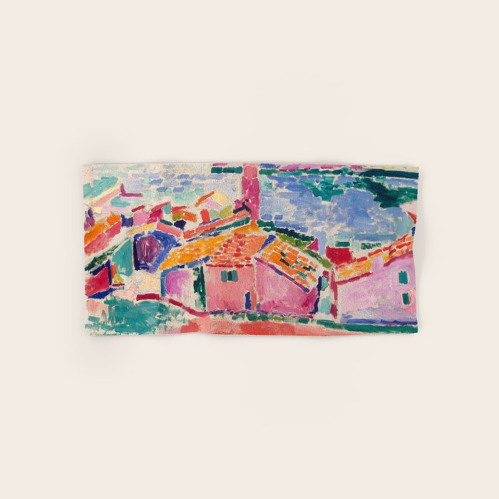 Henri matisse Landscape at Collioure Bath Towel Gallery Image 1