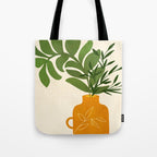 Boho Bouquet Vintage Botanical Illustration Tote Bag Gallery Image 1