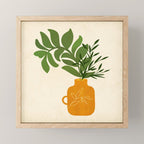 Boho Bouquet Vintage Botanical Illustration Mini Art Print Gallery Image 1
