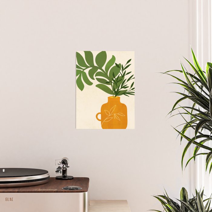 Boho Bouquet Vintage Botanical Illustration Poster Gallery Image 2