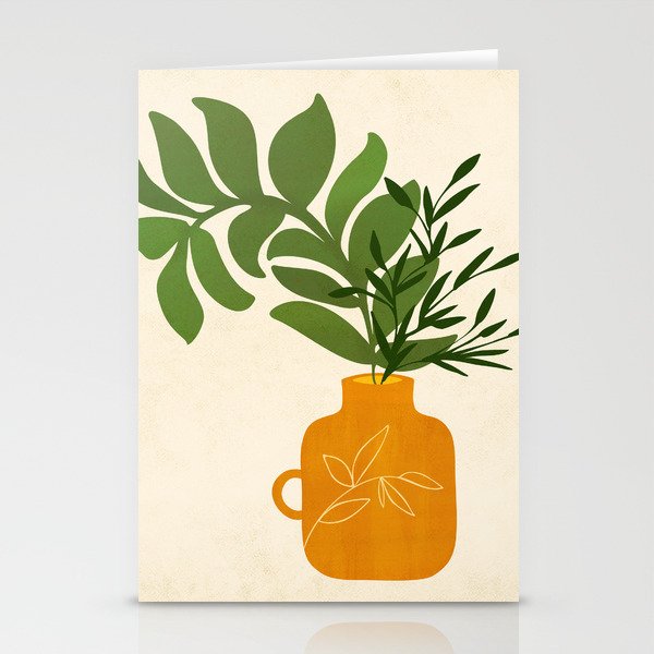 Boho Bouquet Vintage Botanical Illustration Stationery Card Gallery Image 2
