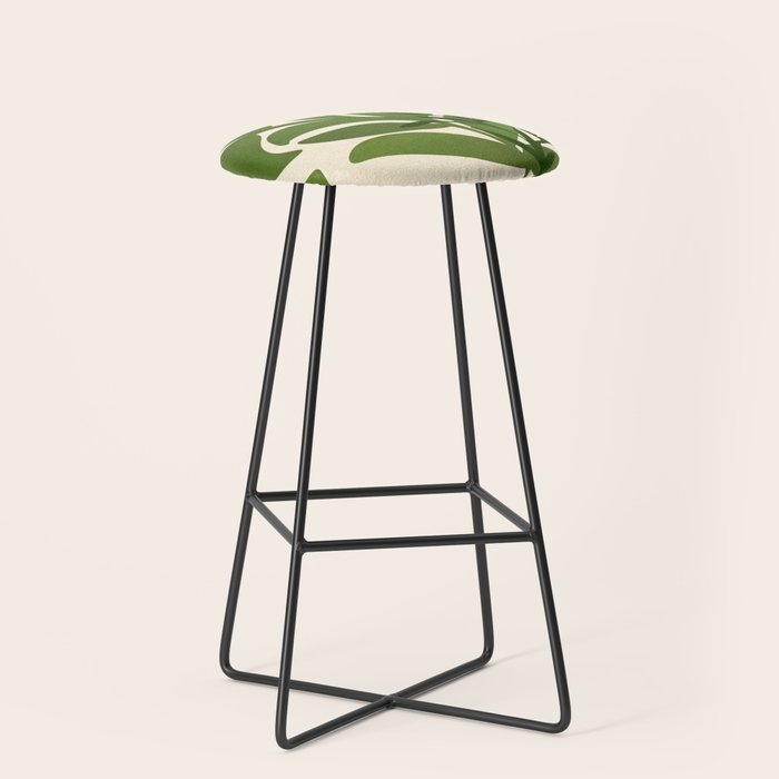 Boho Bouquet Vintage Botanical Illustration Stool Gallery Image 1
