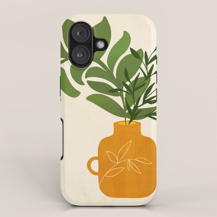 Boho Bouquet Vintage Botanical Illustration iPhone Case Gallery Image 1