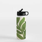 Boho Bouquet Vintage Botanical Illustration Water Bottle Gallery Image 1