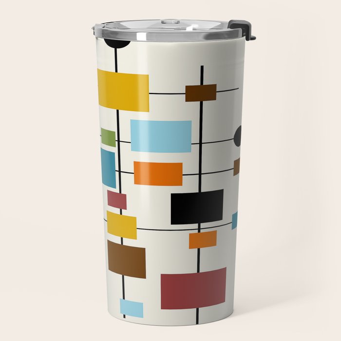 Mid-Century Modern Art 1.3 Travel Mug Gallery Image 2
