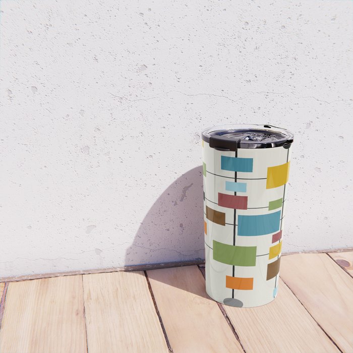 Mid-Century Modern Art 1.3 Travel Mug Gallery Image 4