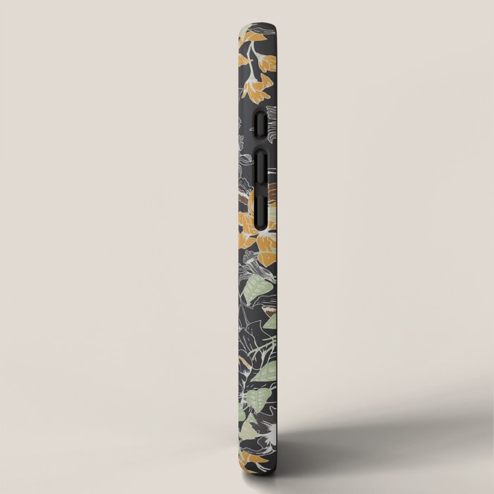Vintage Midnight Florals iPhone Case Gallery Image 2