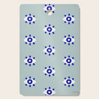 Evil Eye Dots - Mint & Navy Cutting Board Gallery Image 1