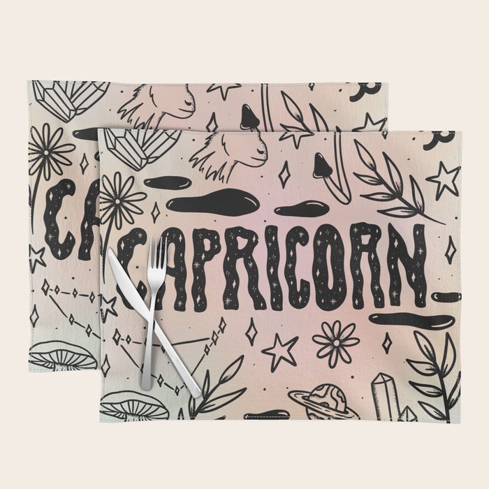 Celestial Capricorn Placemat Gallery Image 1