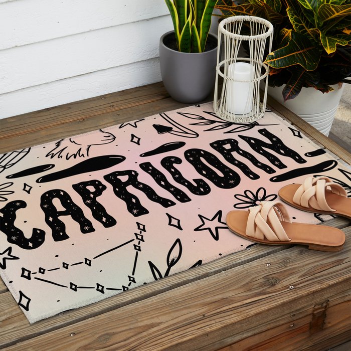 Celestial Capricorn Outdoor Rug Gallery Image 2