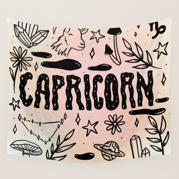 Celestial Capricorn Wall Tapestry Gallery Image 4