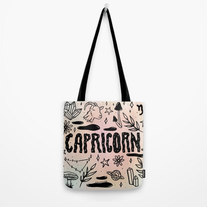 Celestial Capricorn Tote Bag Gallery Image 2