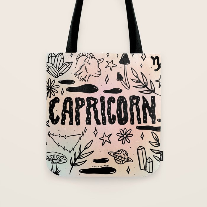 Celestial Capricorn Tote Bag Gallery Image 1