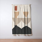 Geometric Modern Art 31 Window Curtain Gallery Image 3