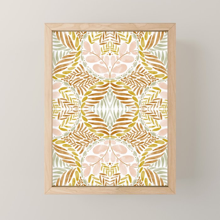 Rustic Leaf Medley Y Mini Art Print Gallery Image 1