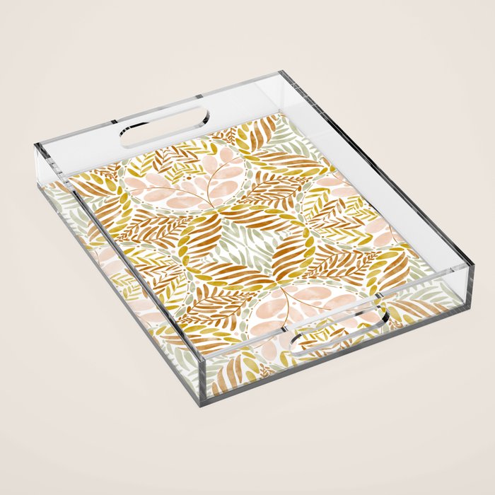 Rustic Leaf Medley Y Acrylic Tray Gallery Image 1