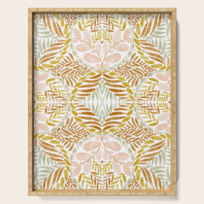 Rustic Leaf Medley Y Serving Tray Gallery Image 1
