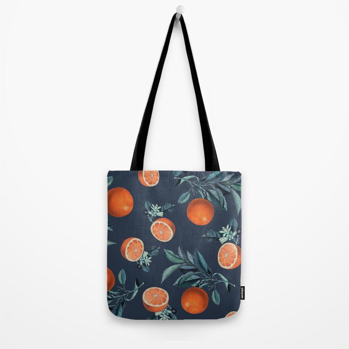 Lemon and Leaf Pattern VI Tote Bag Gallery Image 2