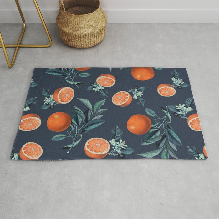 Lemon and Leaf Pattern VI Rug Gallery Image 1