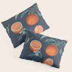 Lemon and Leaf Pattern VI Pillow Sham Gallery Image 3