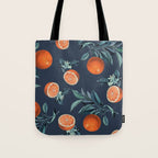 Lemon and Leaf Pattern VI Tote Bag Gallery Image 1