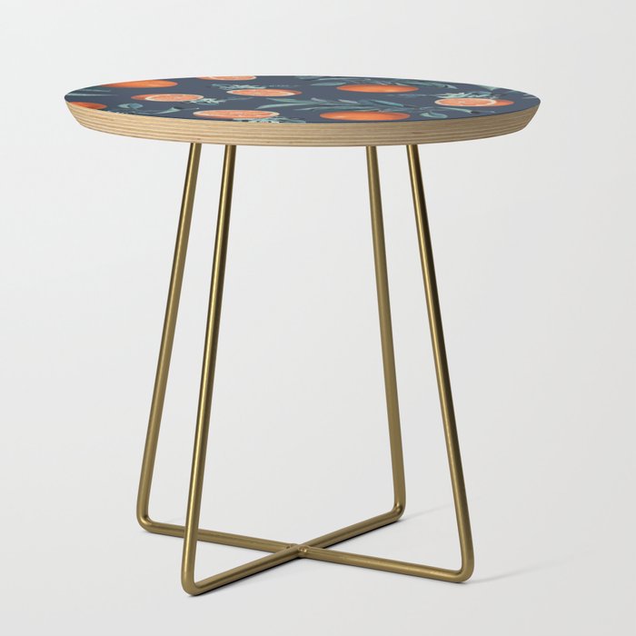 Lemon and Leaf Pattern VI Side Table Gallery Image 1