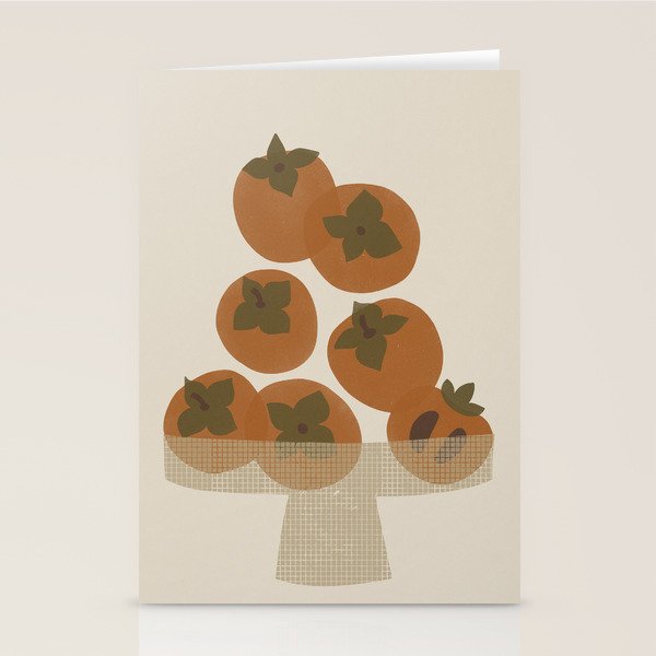 Persimmon Bowl Stationery Card Gallery Image 1