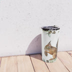Cute Squirrel and Woodland, Watercolor Travel Mug Gallery Image 4