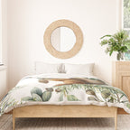 Cute Squirrel and Woodland, Watercolor Duvet Cover Gallery Image 3
