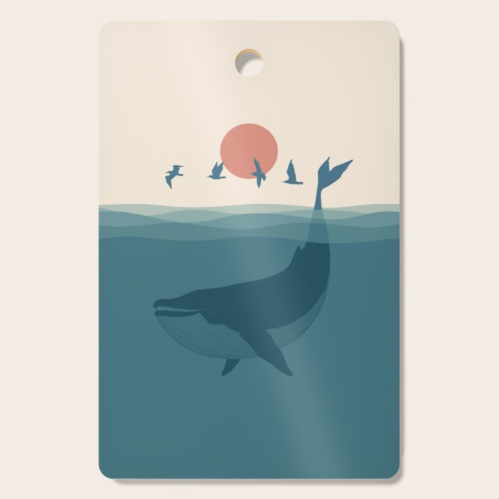 I'm like a bird - Whale Cutting Board Gallery Image 1