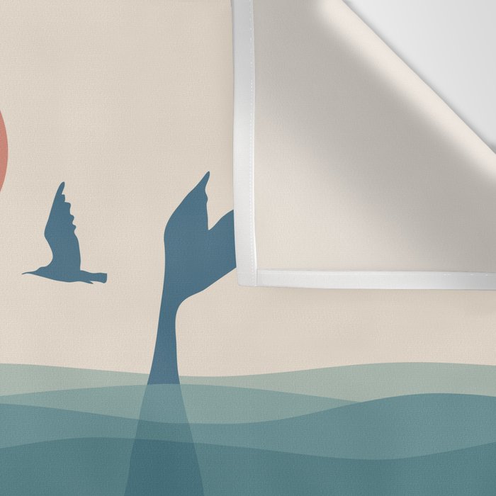 I'm like a bird - Whale Wall Tapestry Gallery Image 3