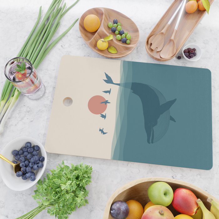 I'm like a bird - Whale Cutting Board Gallery Image 2