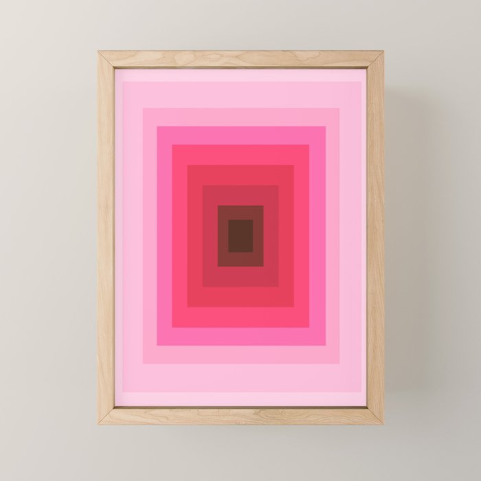 gradient geometric Mini Art Print Gallery Image 1
