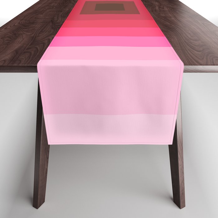 gradient geometric Table Runner Gallery Image 1