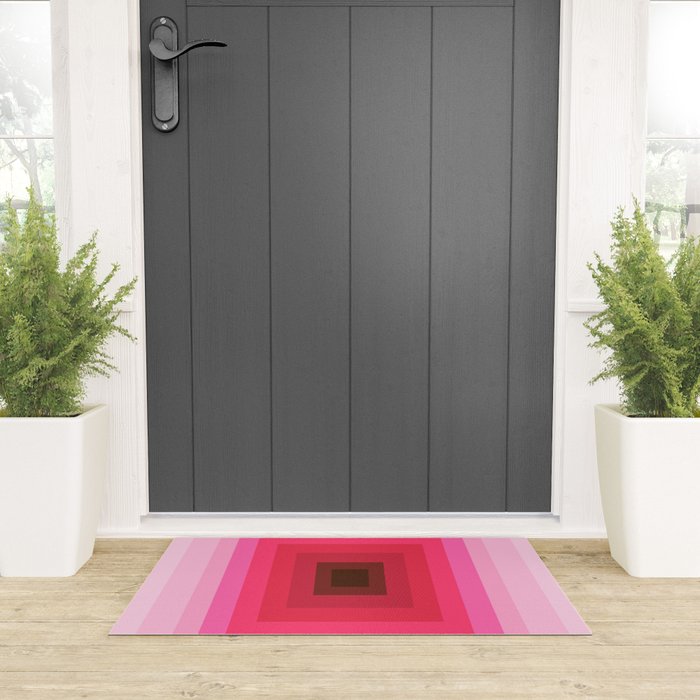 gradient geometric Welcome Mat Gallery Image 3