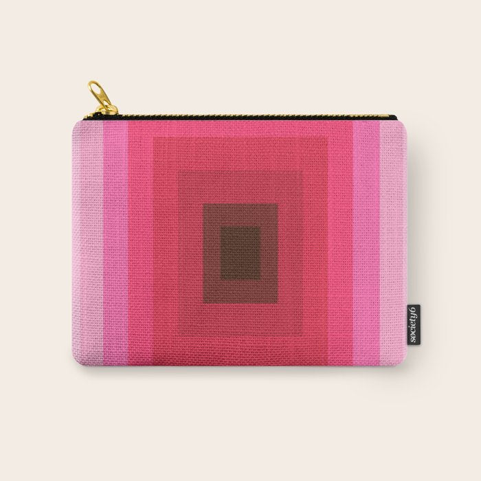 gradient geometric Carry All Pouch Gallery Image 1