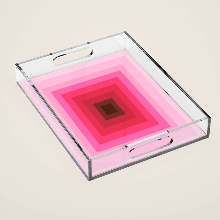 gradient geometric Acrylic Tray Gallery Image 1