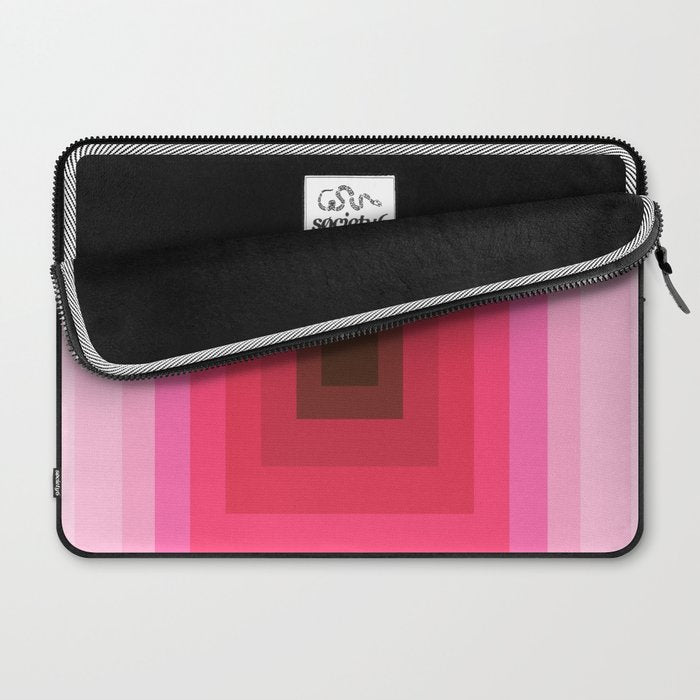 gradient geometric Laptop Sleeve Gallery Image 2