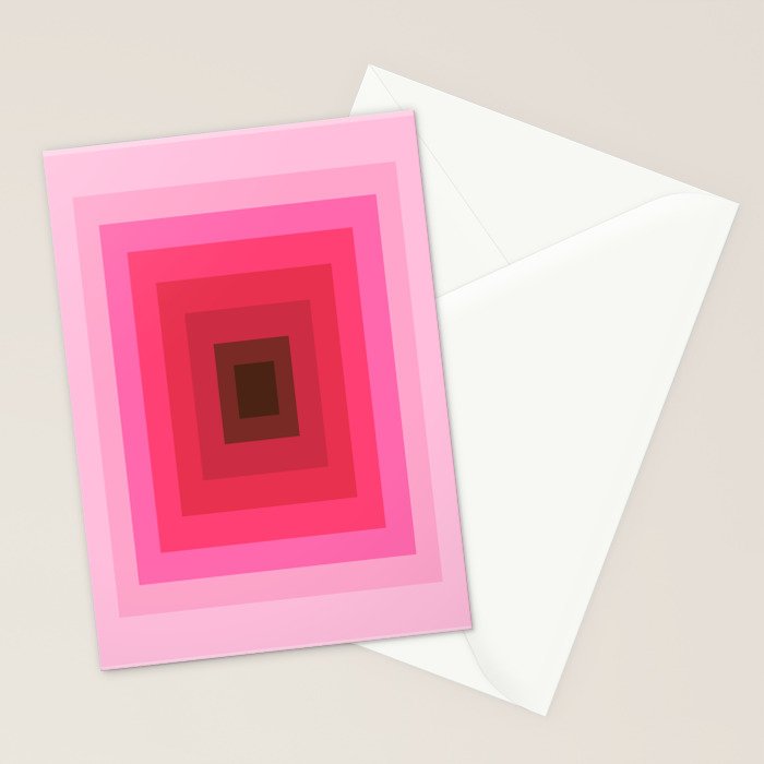 gradient geometric Stationery Card Gallery Image 2