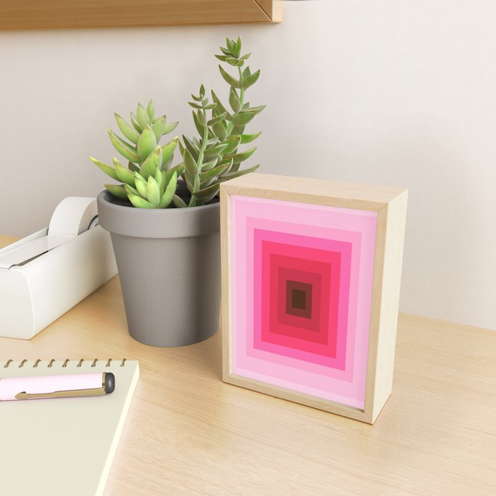 gradient geometric Mini Art Print Gallery Image 2