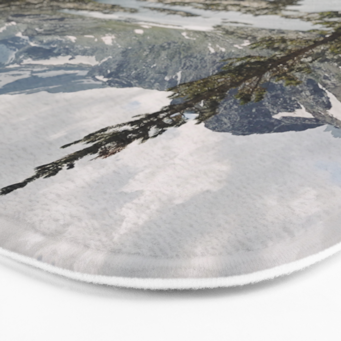 Partly Cloudy Afternoon in the Eastern Sierra Bath Mat Gallery Image 3