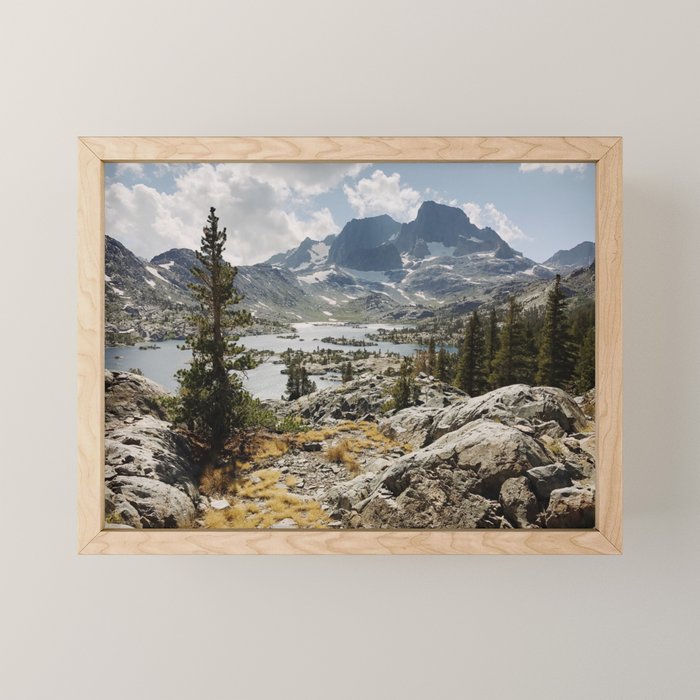Partly Cloudy Afternoon in the Eastern Sierra Mini Art Print Gallery Image 1