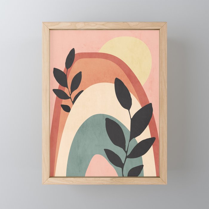 Abstract Art Rainbow 6 Mini Art Print Gallery Image 1
