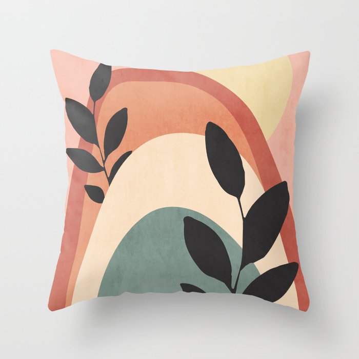 Abstract Art Rainbow 6 Throw Pillow Gallery Image 6